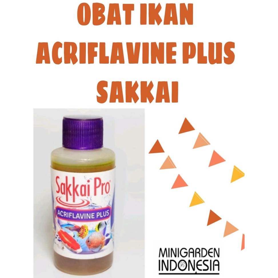 ACRIFLAVINE PLUS SAKKAI PRO 100 ML OBAT KUNING IKAN OBAT KULIT JAMUR