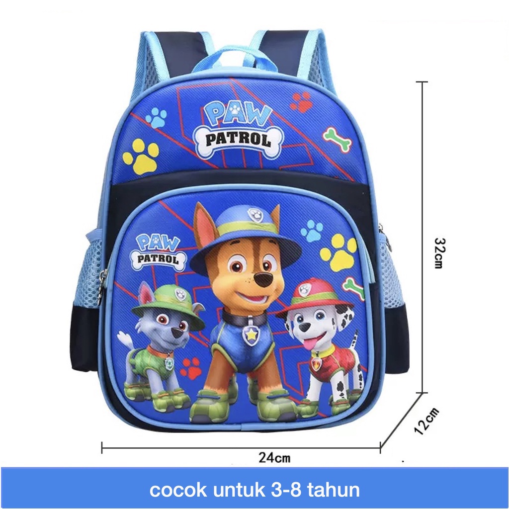 Tas Sekolah Anak Anti Air Karakter Lucu - Ransel Tas Sekolah Anak Anti Air