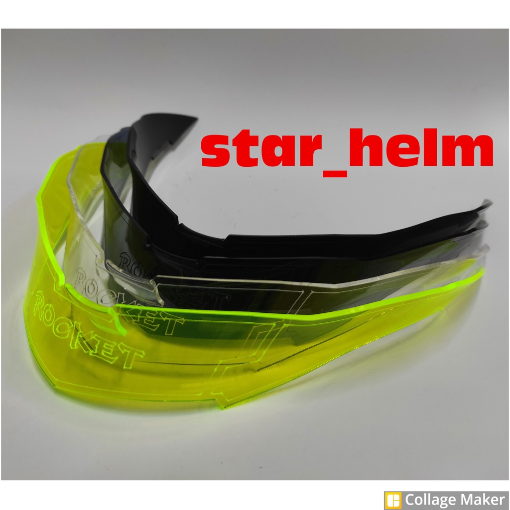 Spoiler Helm KYT X Rocket | Spoiler Helm KYT XRocket | Spoiler Helm KYT X-Rocket