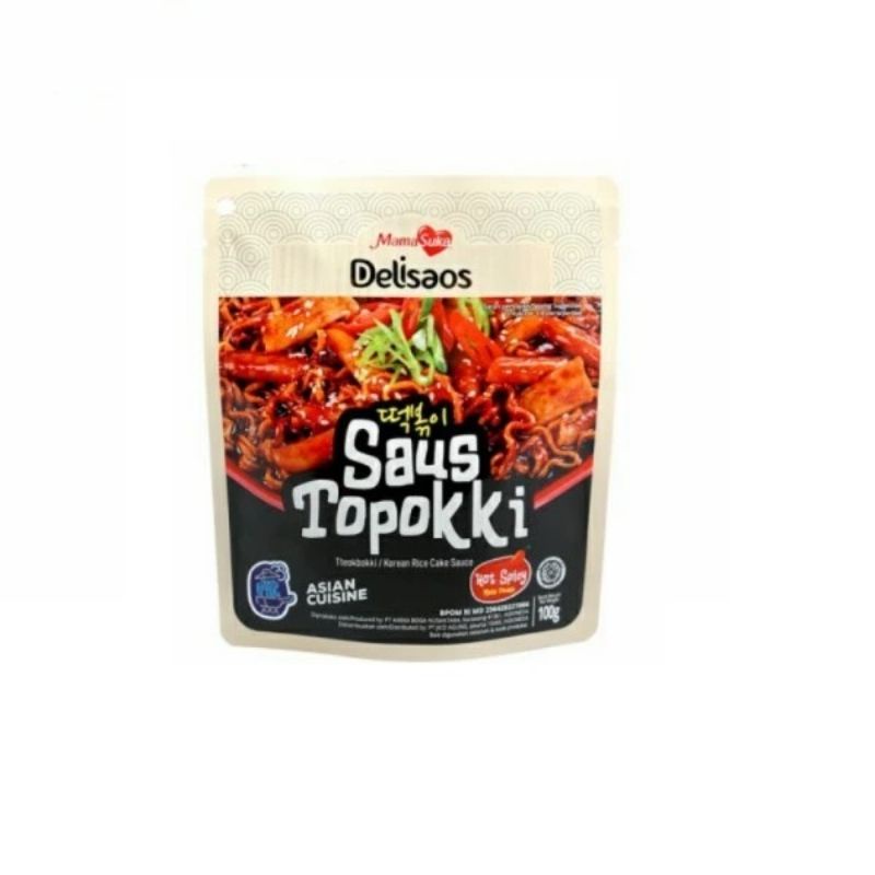 

Saos Topokki hot spicy Delisaus 100gr