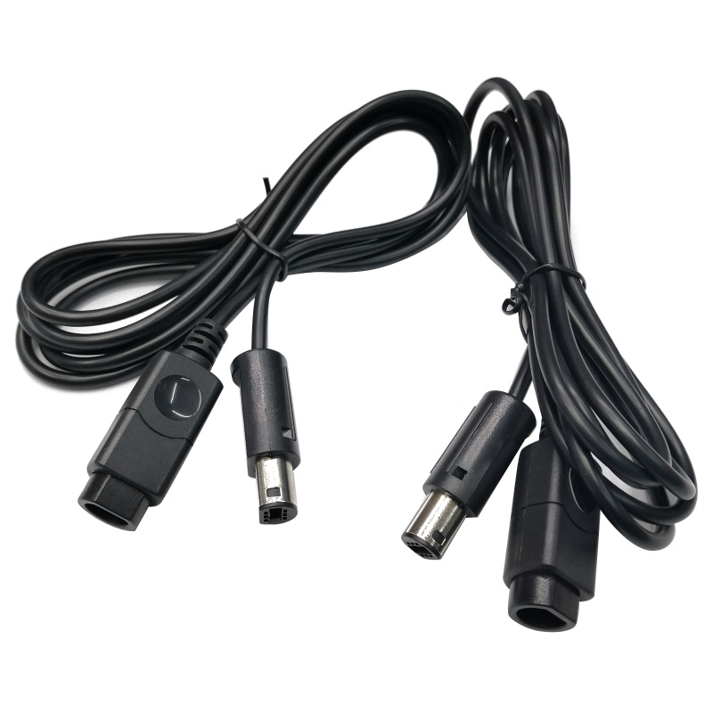 Btsg 2pcs 1.8m Panjang Kabel Ekstensi Controller Lapis Nikel Untuk GameCube Controller Extend Cord Wire Untuk NGC