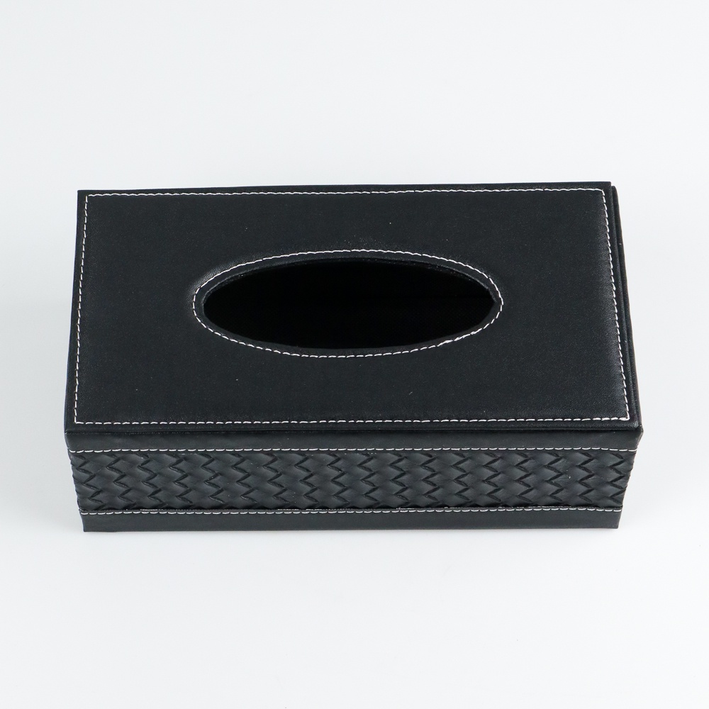 GS8i Yanz Kotak Tisu Premium Kulit Tissue Box - Zj006 - Black Or-i