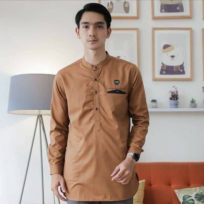 Baju Koko Kurta Dewasa Lengan Panjang Material Catton Adem Serap Keringat Couple Kurta Toyobo Ori