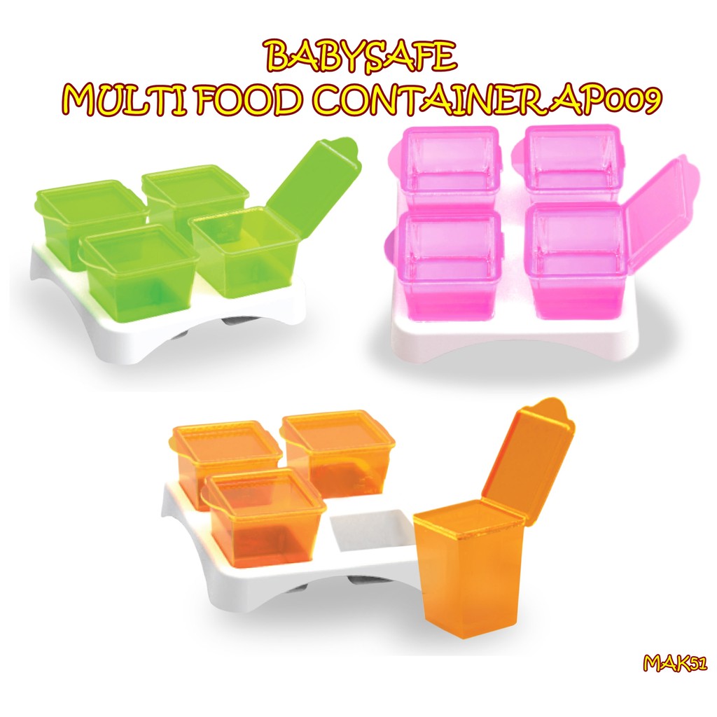 MAK51 BABYSAFE MULTI FOOD CONTAINER AP009