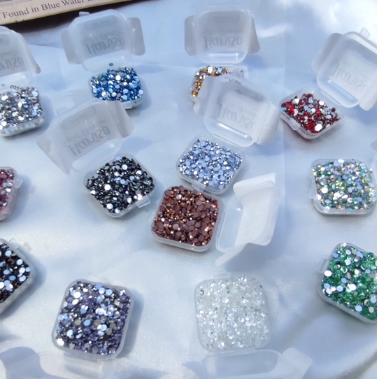 Premium Rhinestone Gemstone Crystal Manik Manik Henna Kristal 3mm