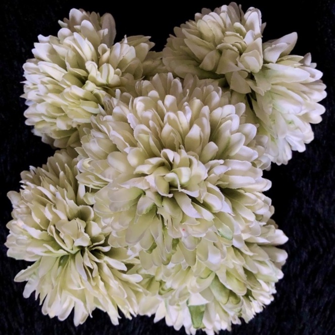 Bunga Plastik Dandelion PREMIUM - Bunga Hydrangea - Bunga Impor Dekorasi Hiasan Pesta Rumah-Mint Green