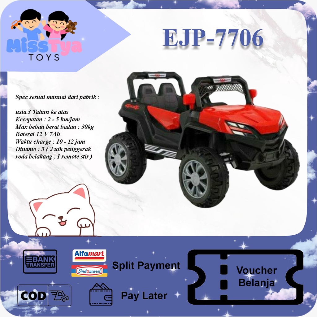 MOBIL AKI ANAK JEEP EXOTIC 7706