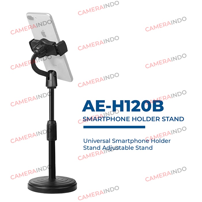 HOLDER PHONE STAND UNIVERSAL HOLDER HP STANDING HANDPHONE TRIPOD-6