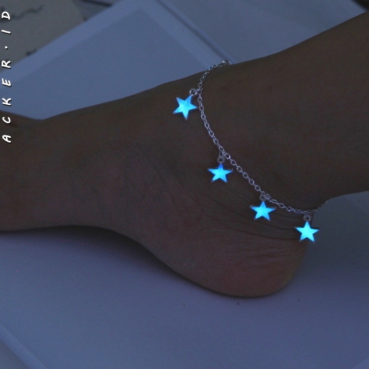 [ACKER] Luminous Barefoot Sandal Gelang Kaki Rantai Kaki Pantai