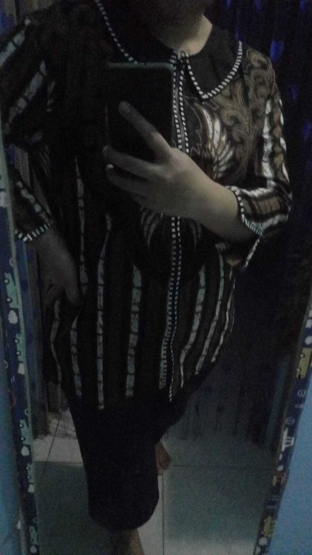 Atasan Batik Dolby Dolbi Dobby Doby Tenun Sutra Tulis Halus Katun Atbm Baron Zipper Jazz Series