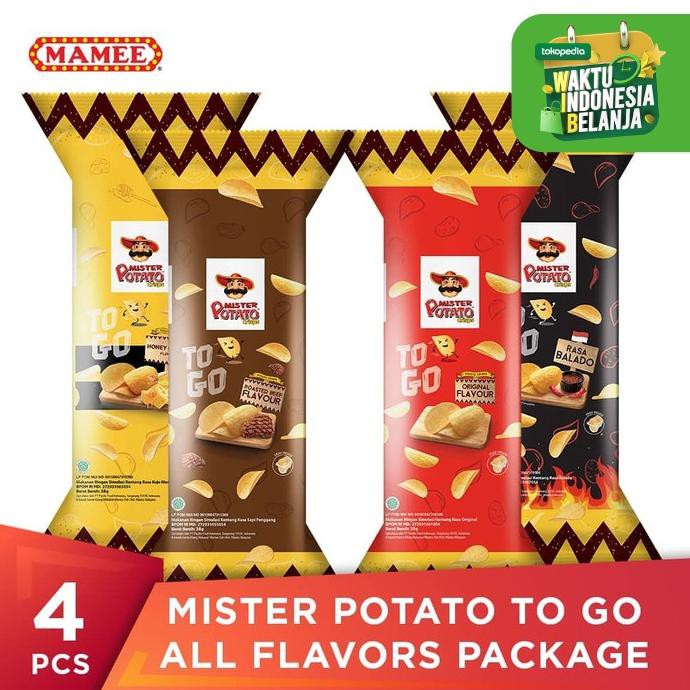 

Mister Potato To Go All Flavors Package TERJAMIN Kode 254