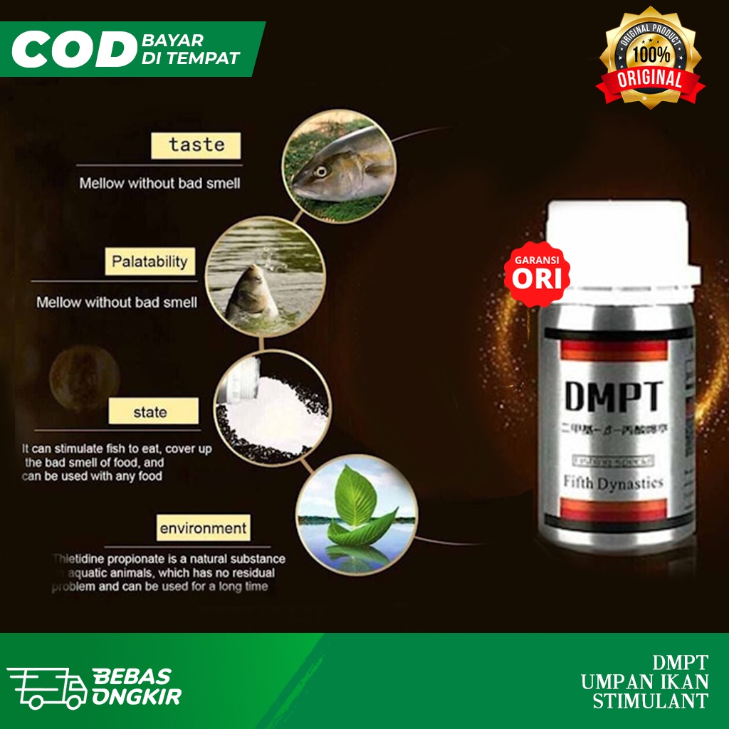 DMPT Umpan Ikan Stimulant Bubuk Makanan Penarik Semua Ikan Original