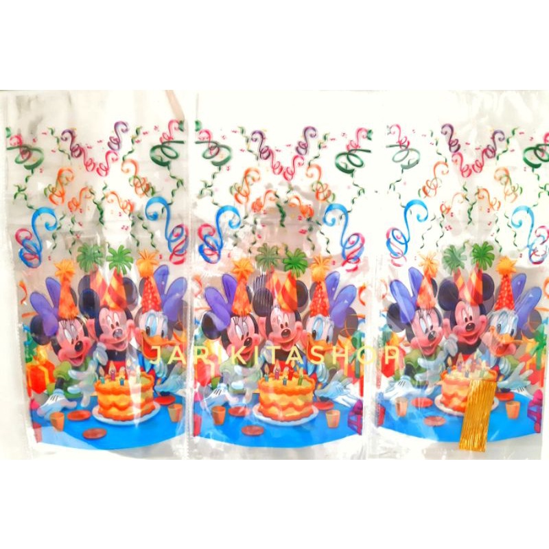 

PLASTIK BINGKISAN MICKEY MINNIE MOUSE GOODIE BAG ULANG TAHUN TAS KANTONG SNACK KADO BIRTHDAY HAMPERS