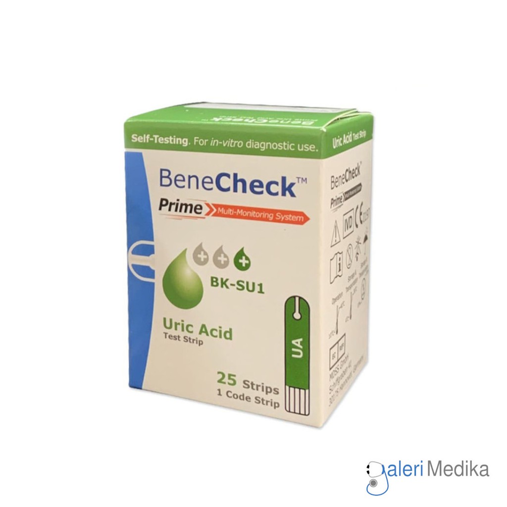 Benecheck Prime - Test Strip Asam Urat