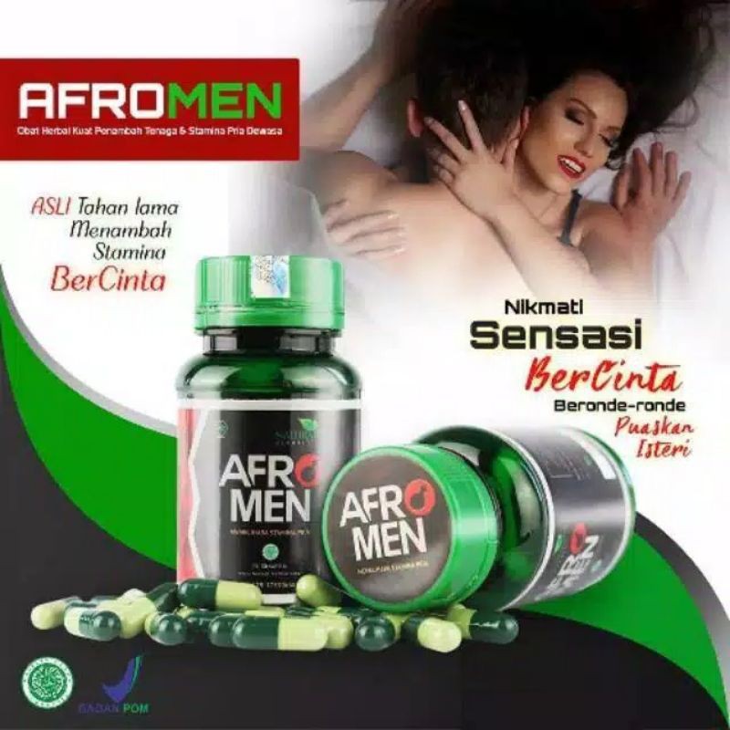 ( BISA COD ) AFROMEN - OBAT STAMINA PRIA HERBAL 100% ORIGINAL