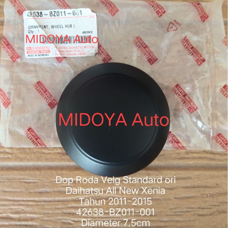 Dop Roda Velg Standard Daihatsu All New Xenia Tahun 2011-2015 ori 1pc