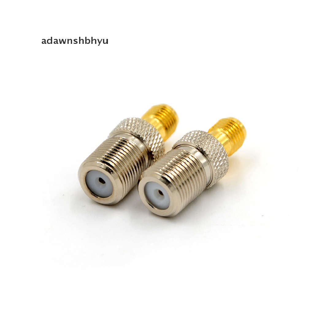 Adawnshbhyu F Female Jack to SMA Female Jack Konektor Adaptor RF Coax Coaxial Lurus