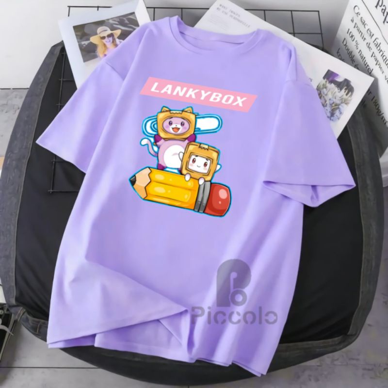 Best Seller Kaos Anak Dewasa Lanky Box Adam Justin Youtuber Terbaru/bahan premium