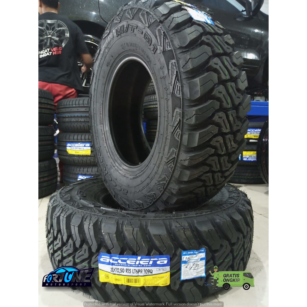 Ban 31X10,5 R15 Merk Accelera MT01 Ban Cangkul Ring 15