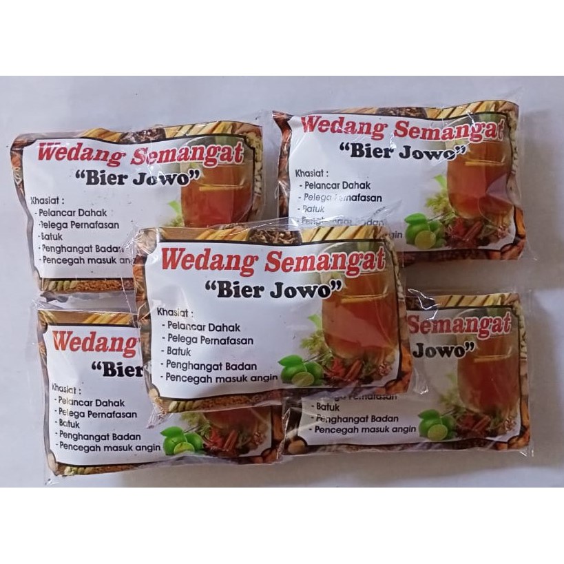 

Wedang Semangat (Bier Jowo)