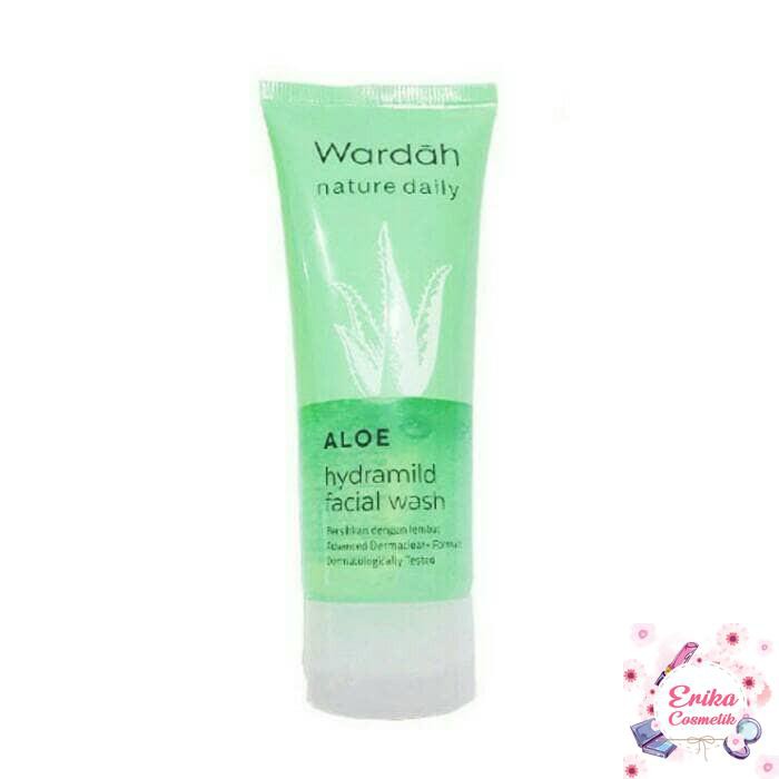 Sabun Cuci Muka Wardah Aloe Hydramild Facial Wash 60ML Sabun Wajah Lidah Buaya Aloe Vera