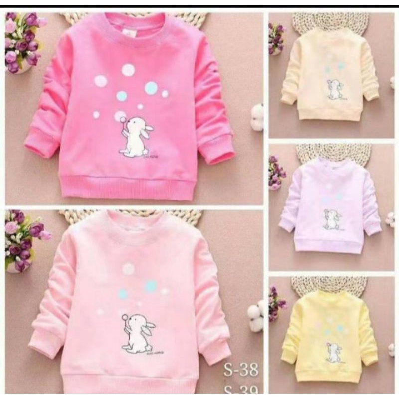 Sweater Bayi / Anak Perempuan Import Premium / Bahan 100% Import ( 3 bulan _3 tahun )