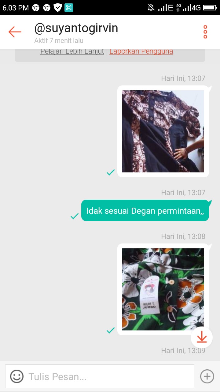 Stelan Batik Kulot Kekinian