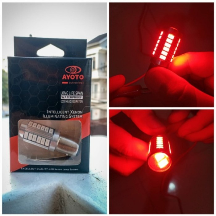 Lampu Stop Rem LED AYOTO 1157 MF Motor Mobil / Stoplamp Ayoto 1157MF