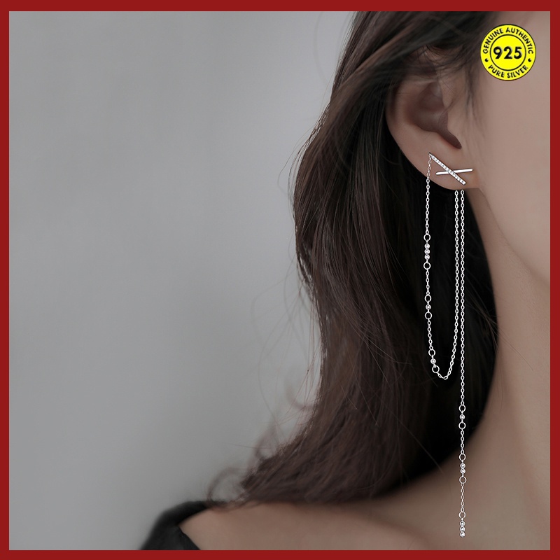Anting Tusuk Sterling Silver 925 Untuk Wanita