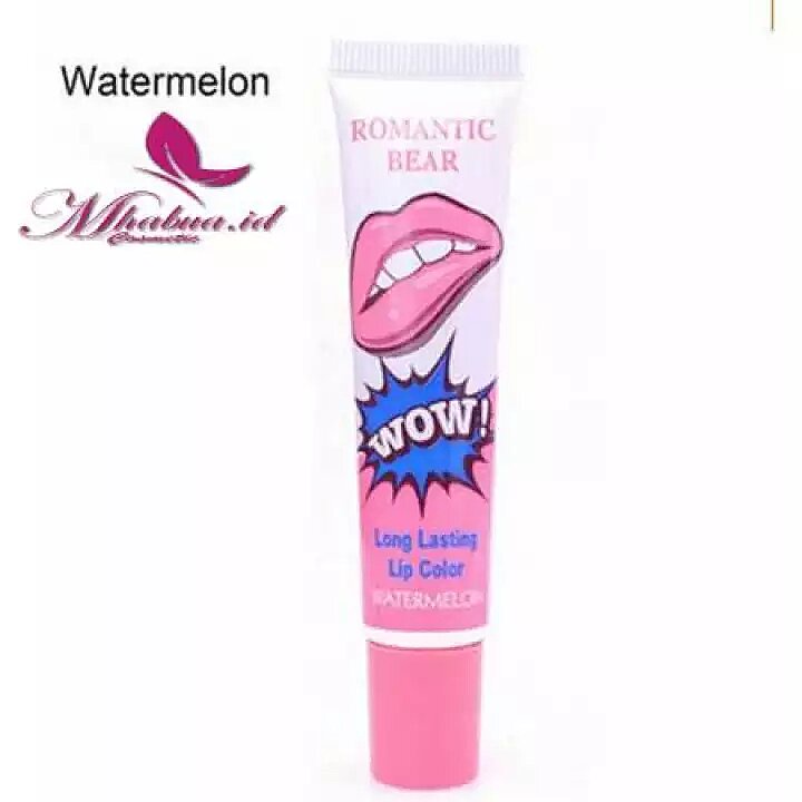 ❤️COD❤️ ROMANTIC MAY/ BEAR LIP TATTO Lip Gloss Tattoo Peel Off 6 Warna Anti Air Tahan Lama