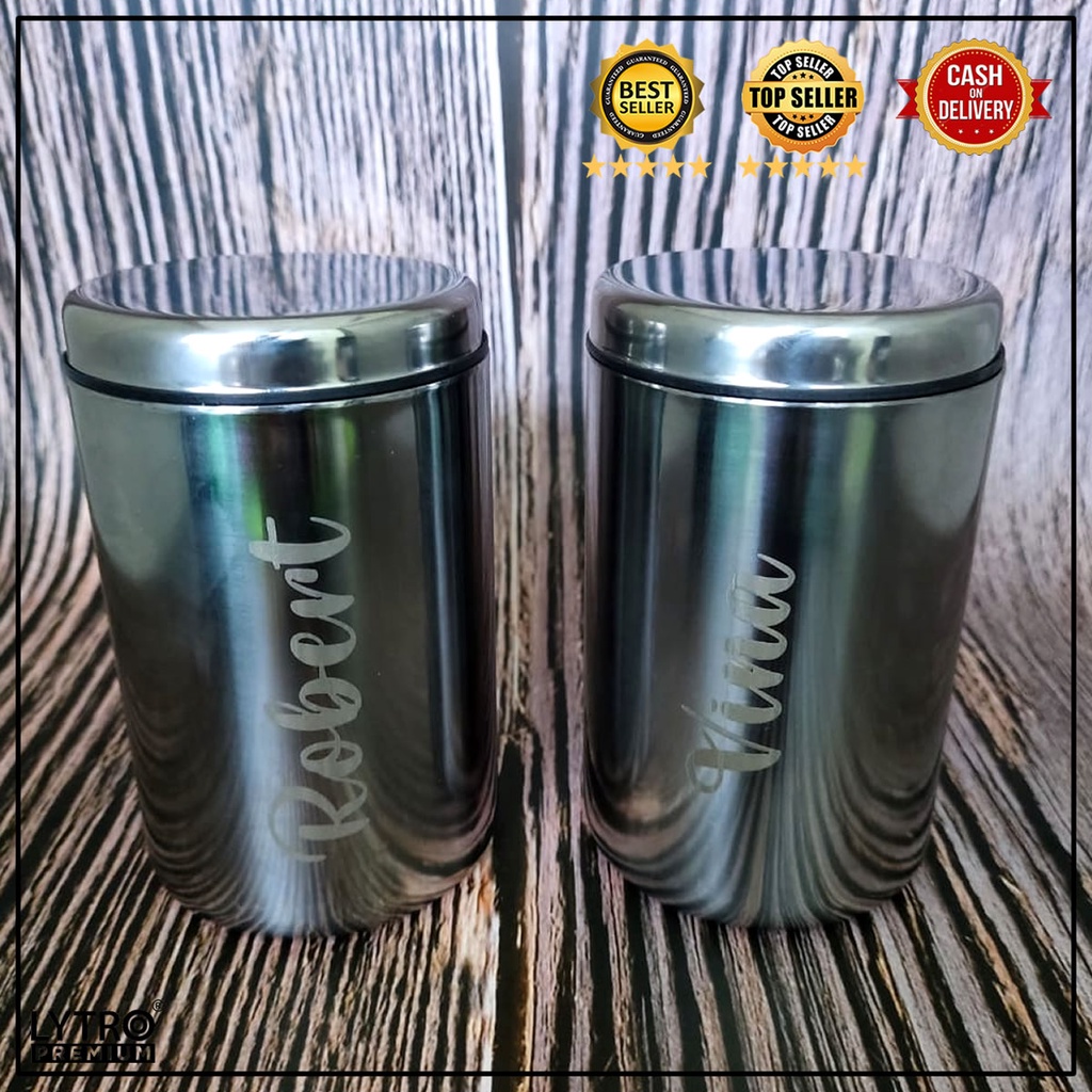 Jual Costum Grafir Nama Atau Logo Thermos Mug Stainless Indonesiashopee Indonesia 0403