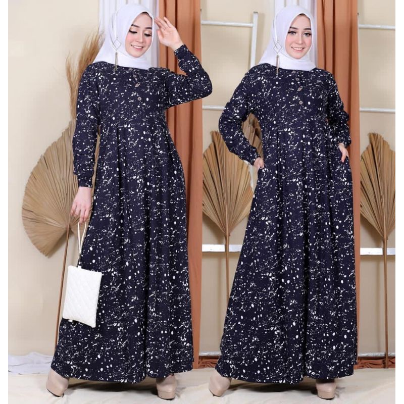 Gamis Afazi fashion original l New Arrival l fashion Muslim l Gamis linen By saghu.id