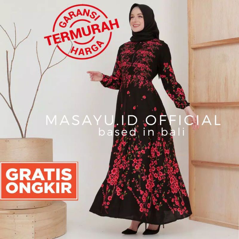 GAMIS SAKURA NANAMI / GAMIS BALI / GAMIS RAYON BALI