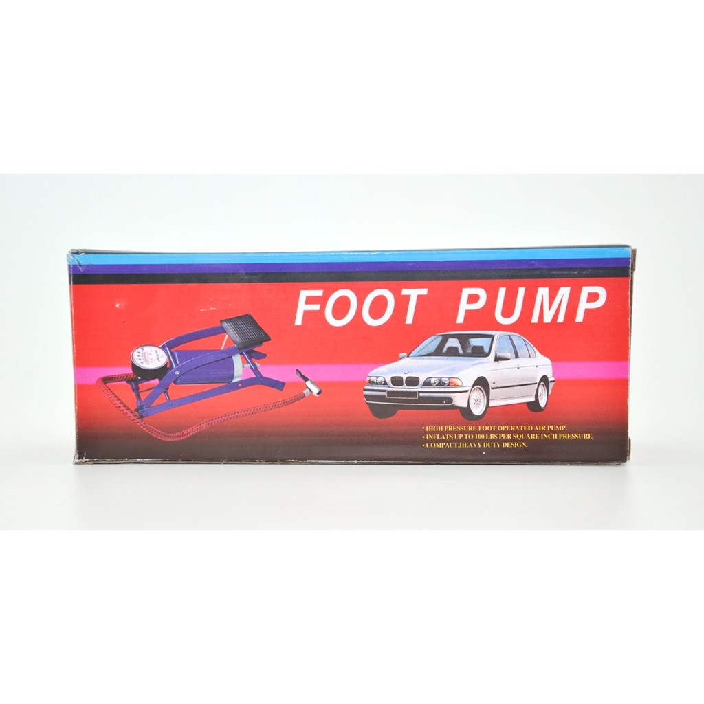 VOM Pompa Injak Darurat Foot Pump Untuk Ban Mobil Motor Sepeda dll - 0304