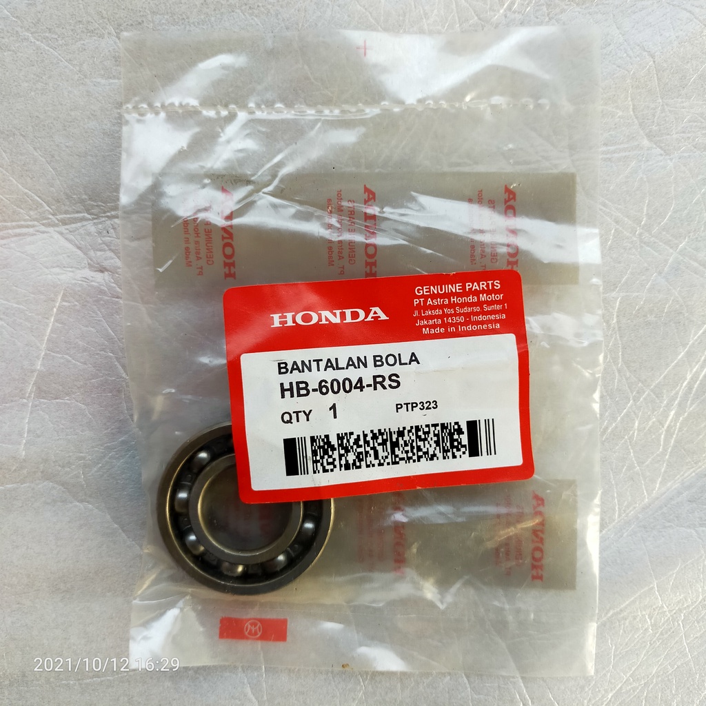 Laher-Klaker-Bearing 6004 Nap-Gear Belakang Honda Ori AHM