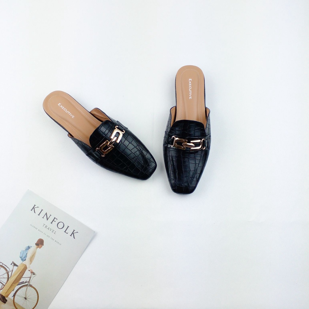 EXECUTIVE - Irene Slip On Mules 2 cm