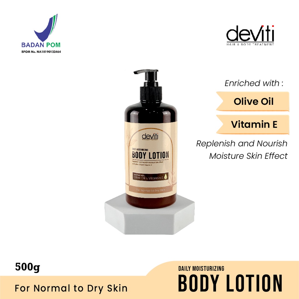 Deviti Daily Moisturizing Body Lotion Perawatan For Normal to Dry Skin