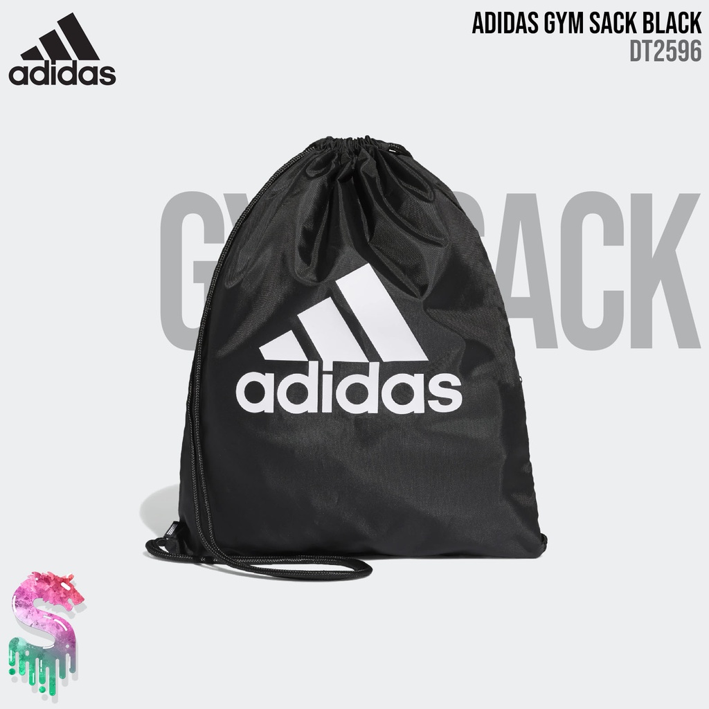 adidas Gym Sack Bag [DT2596] Black Original BNWT - Tas Olahraga Pria Wanita Unisex