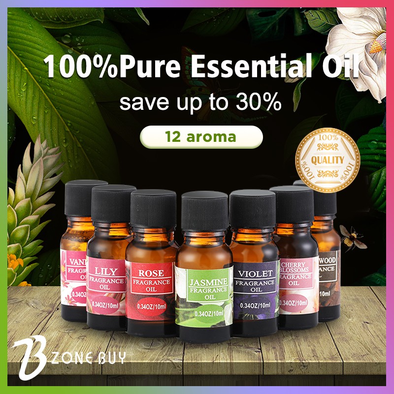 Essential oil Aroma Terapi Aromatherapy Pengharum Ruangan Air Humidifier Termurah Pure Diffuser