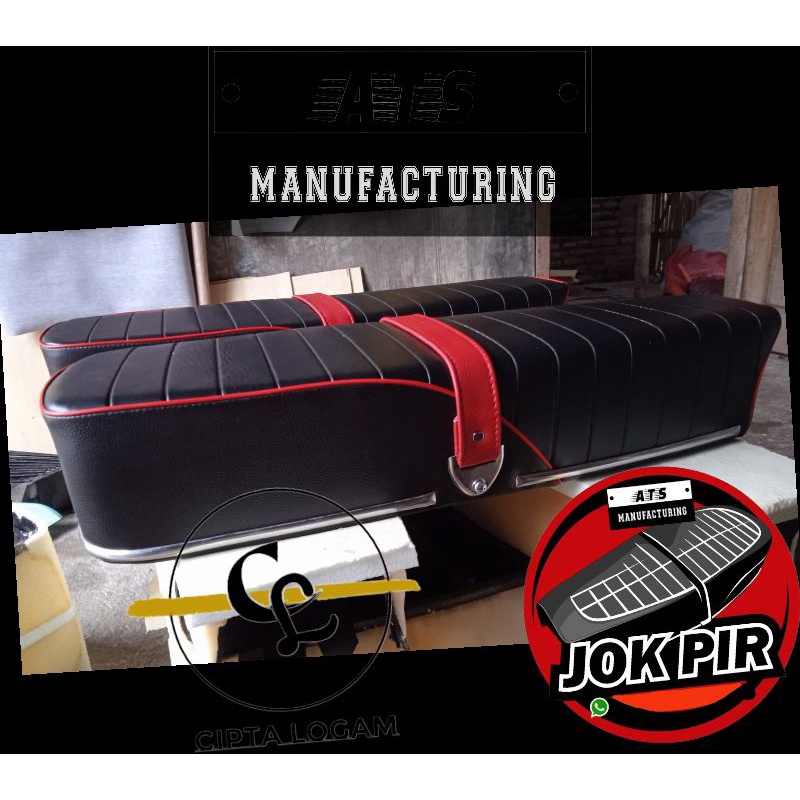 jok cb list merah,honda cb