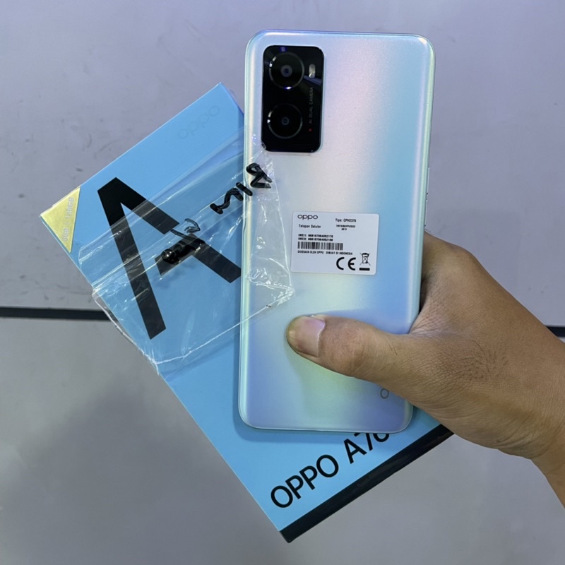 oppo a76 ram 6/128gb second bekas pakai mulus fullset original