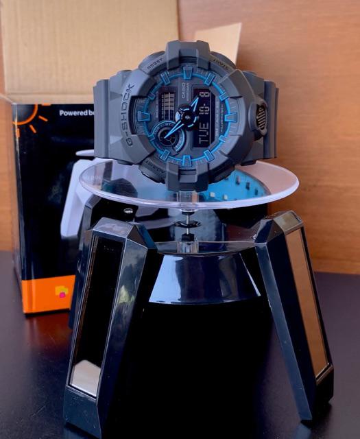 Rotating Solar Display Stand-display Cincin-perhiasan-mainan