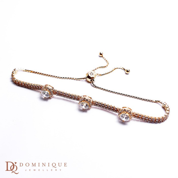 

Dominique Jewellery - Gelang Lotus Kadar 375% DQ 017