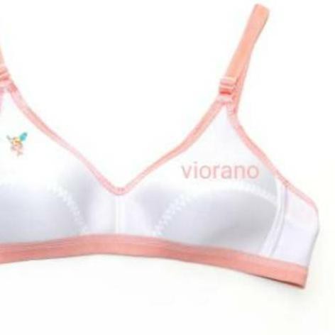 ➴ Bra ABG Polos Tanpa Kawat Size 32 34 36 / Bh Anak Pemula Bh pelajar Warna Putih / Bh Remaja ✱