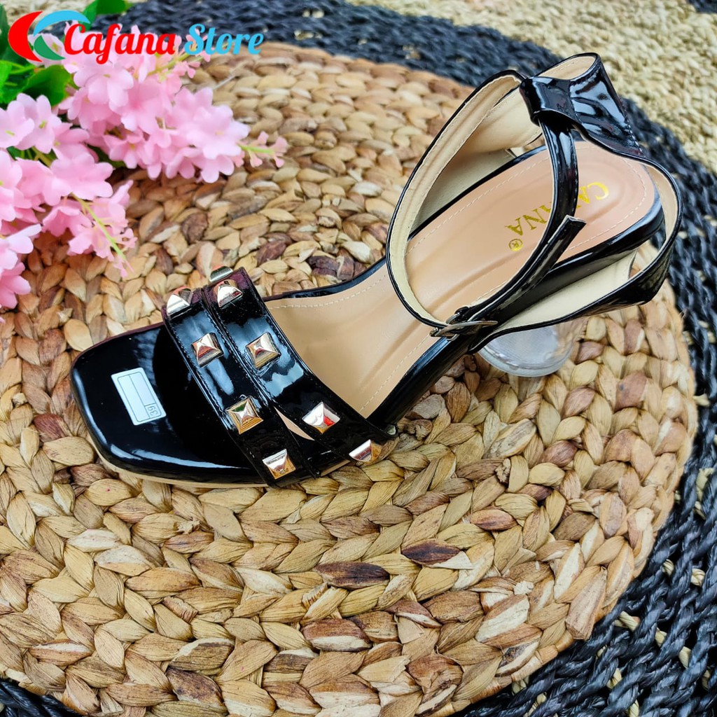 Heels Kaca Wanita Premium Elisha SDH209