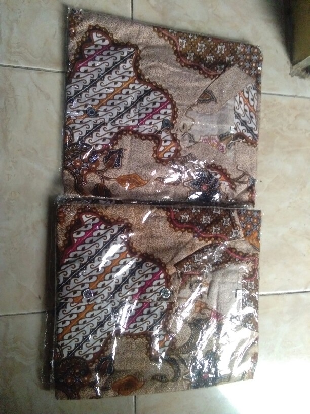Batik Wanita Asj Sa Hrb026 Kenongo Kemeja Tosca Pendek