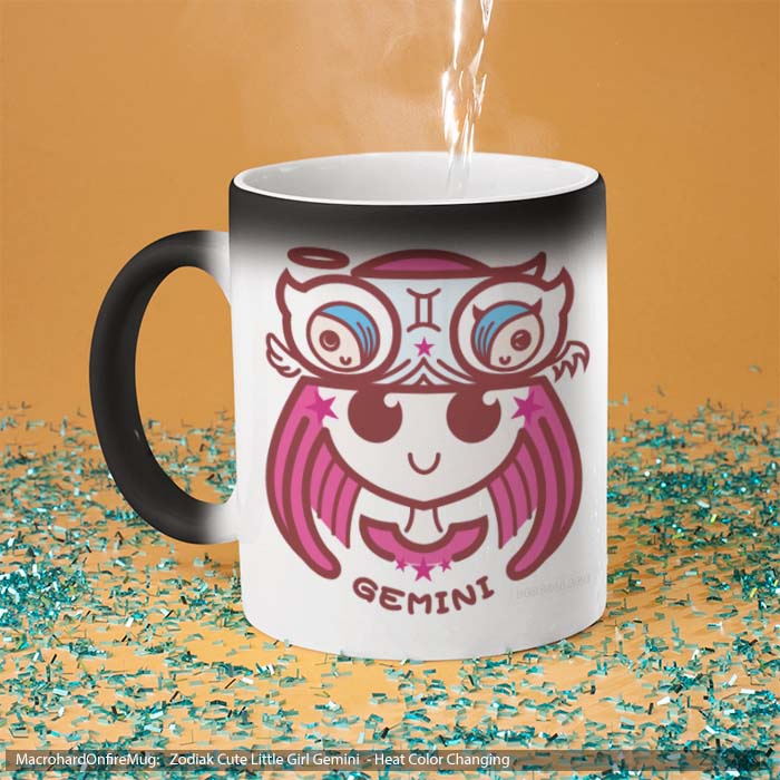 Mug Magic Zodiak Cute Little Girl Gemini