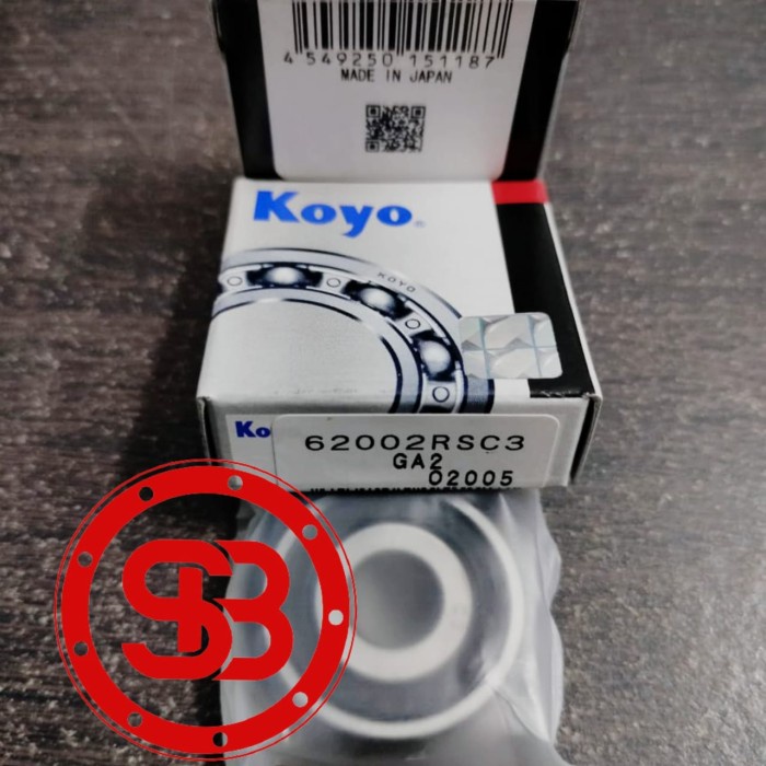 BEARING 6200 2RS / 6200 2RS C3 KOYO JAPAN ORIGINAL