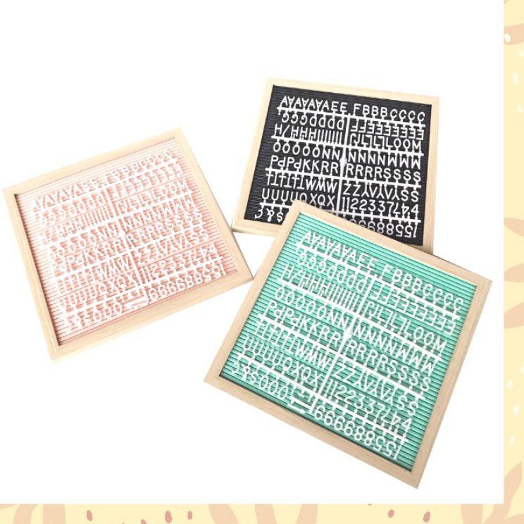 

[READY STOCK] Letter board / Papan nama huruf bayi / Felt letter board square