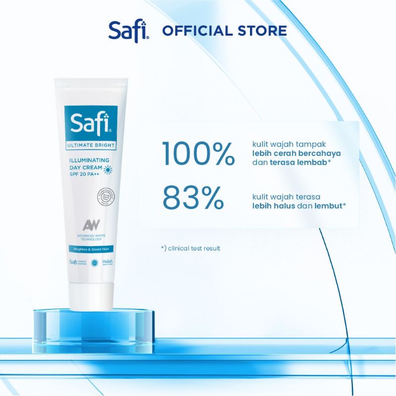 SAFI ULTIMATE BRIGHT ILUMINATING DAY CREAM SPF 20 PA++ - 18.5gr